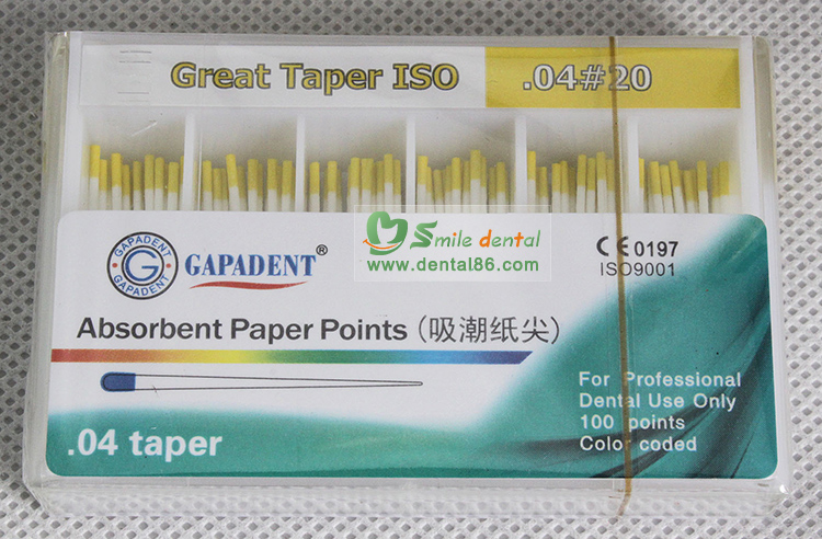 Absorbent Paper Points .04 Taper